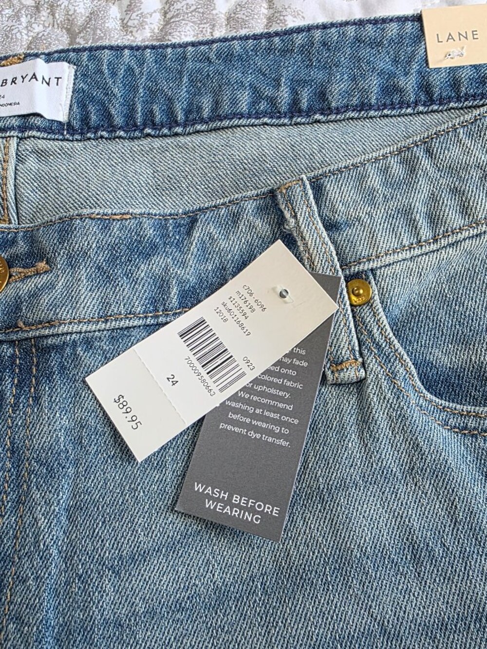 Lane Bryant Wide Leg Jeans - Signature Fit - Mid-Rise